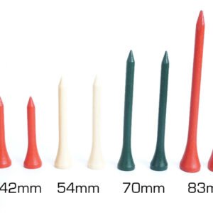 70mm Bamboo Golf Tees sizes